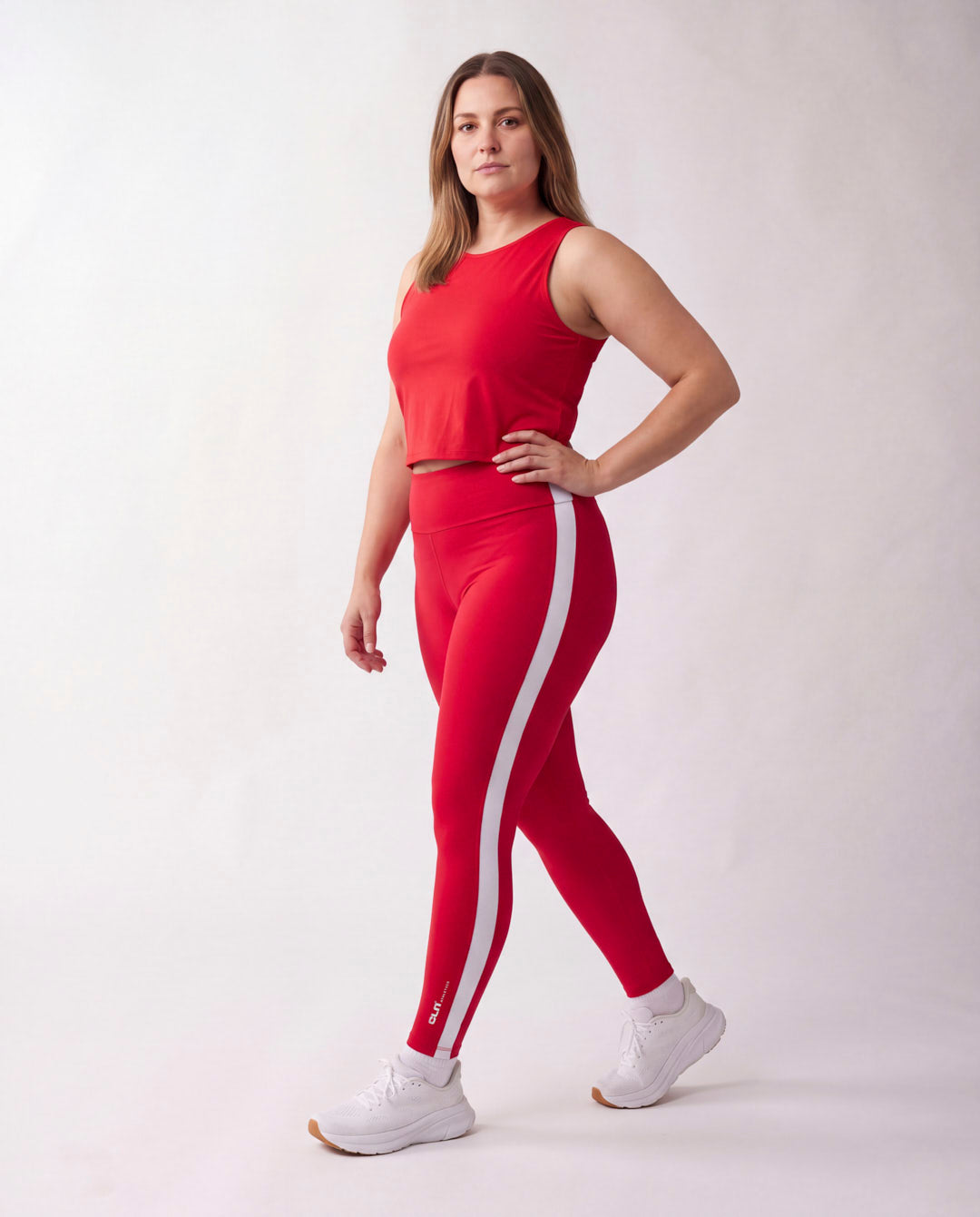 Lunar Cropped Tank Red