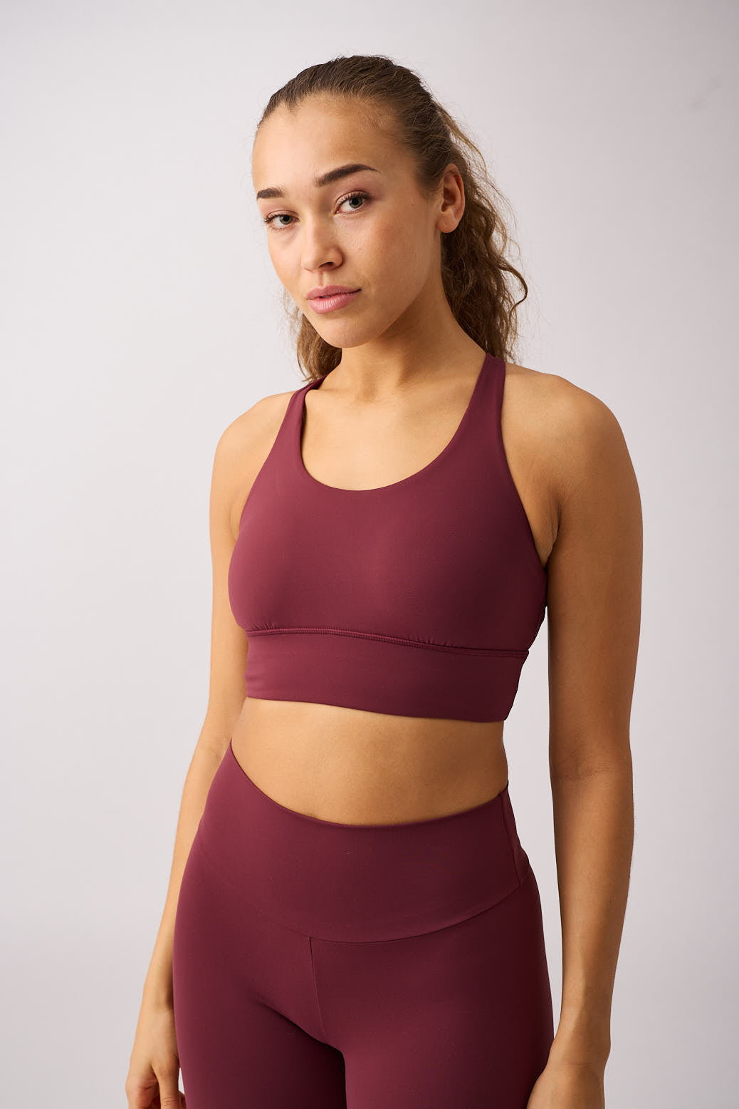 Pep sports bra Dark red
