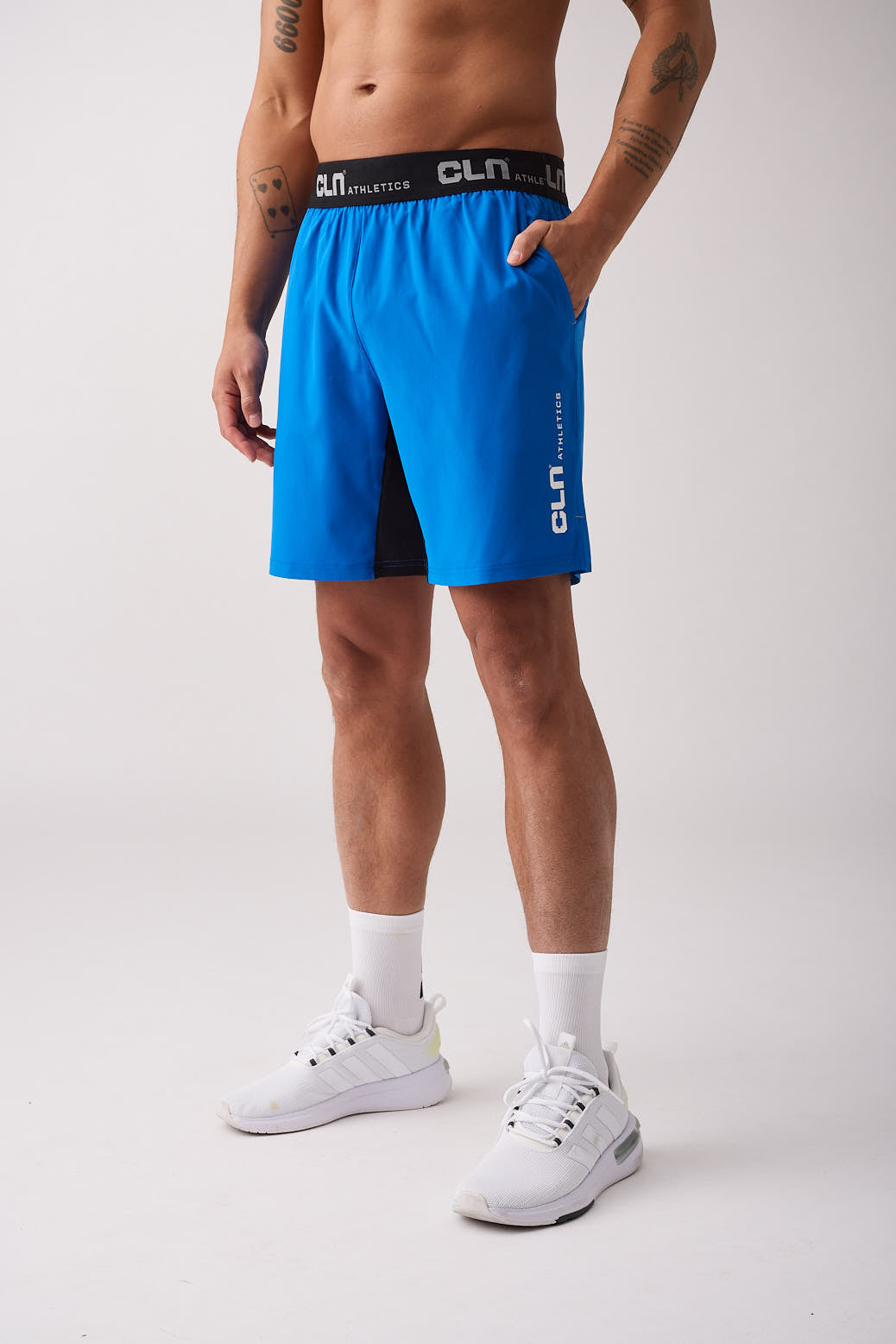 Dino stretch shorts Blue