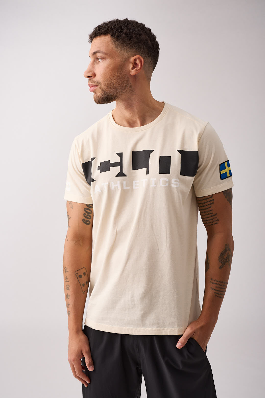 Haze t-shirt Cream white