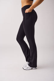 Fuse flared pocket tights Tall Black