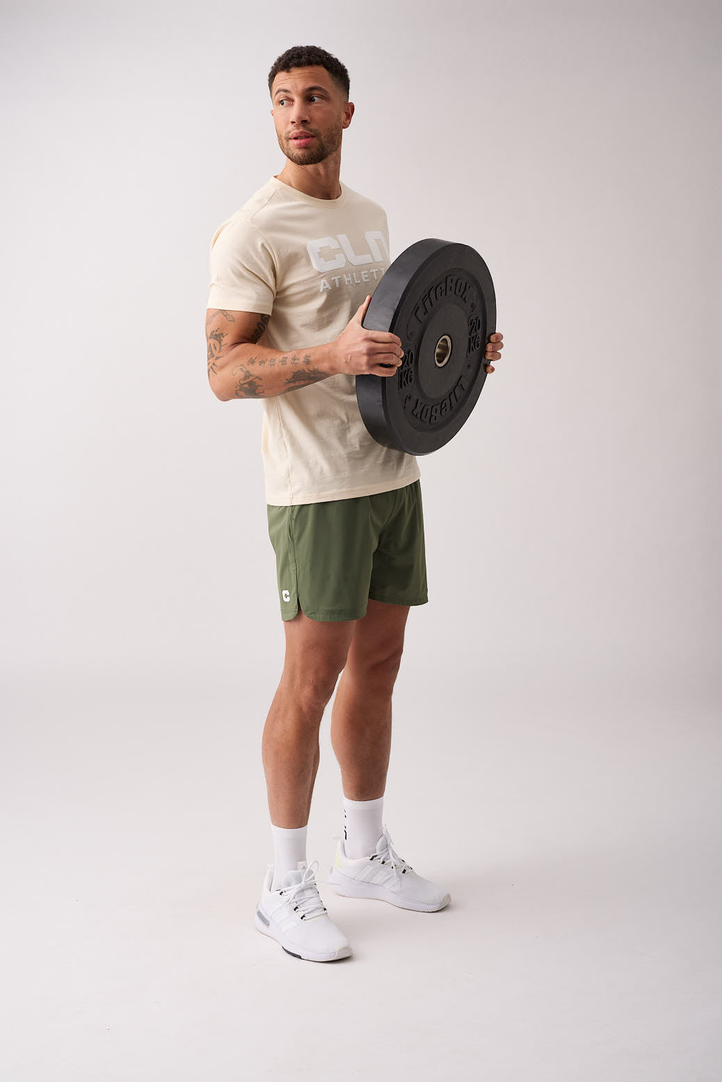 Promo t-shirt Cream white