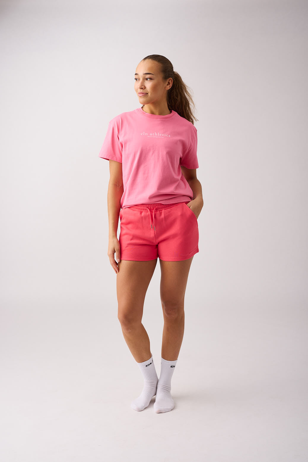 Core sweat shorts Wmn Coral