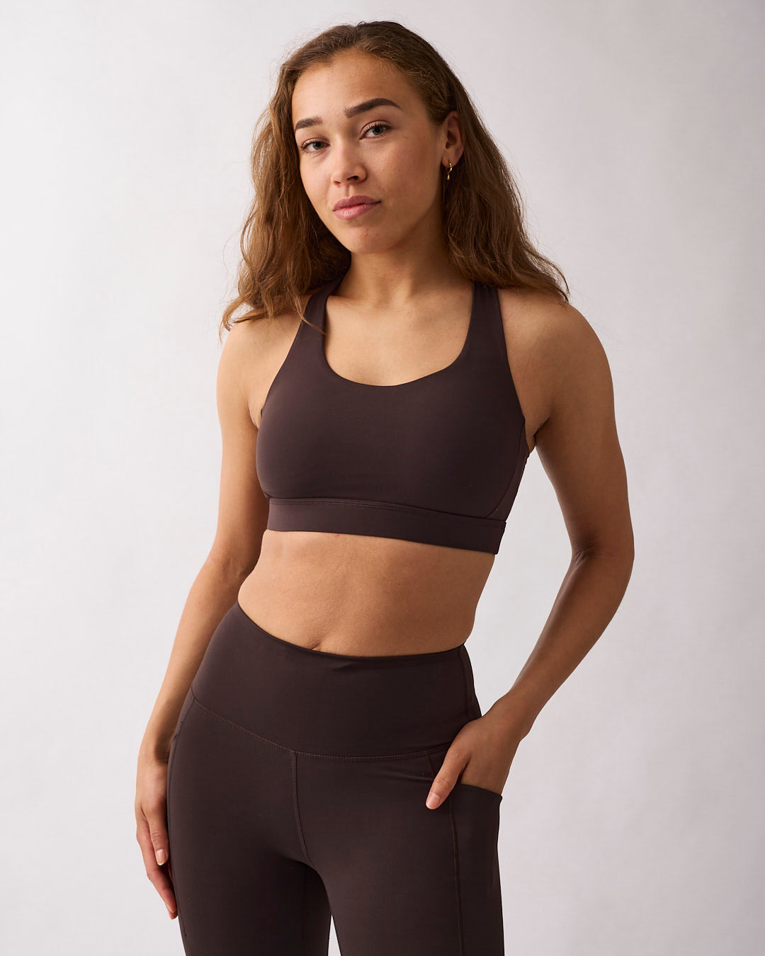 Fuse sports bra Coffee