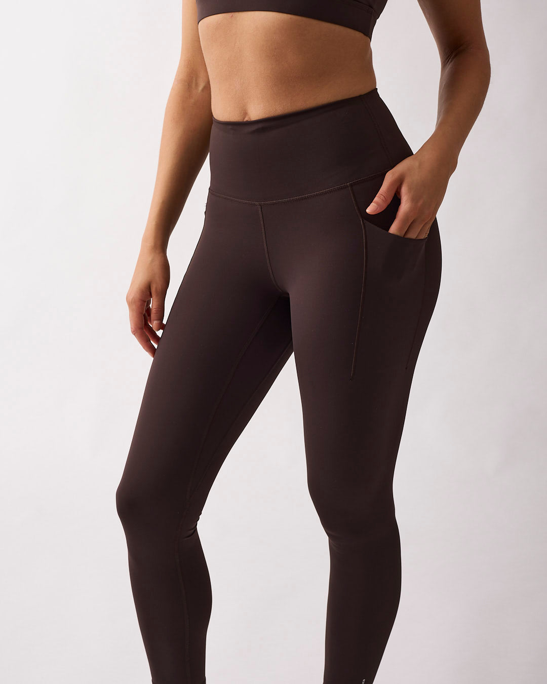 Fuse pocket tights Tall Coffee