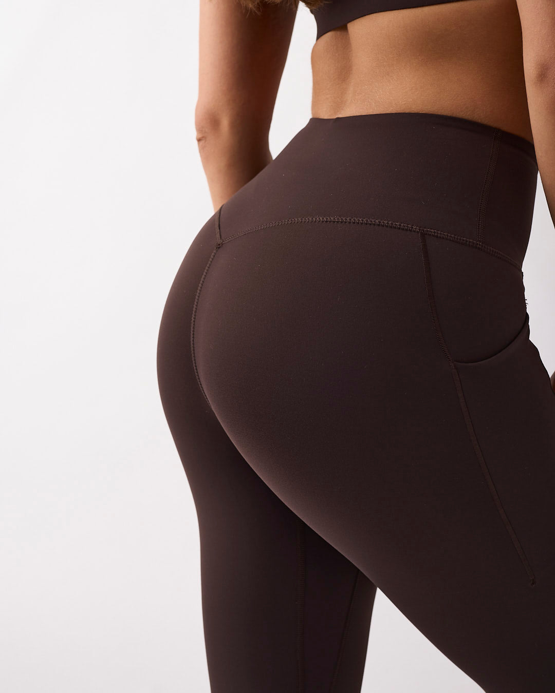 Fuse pocket tights Tall Coffee