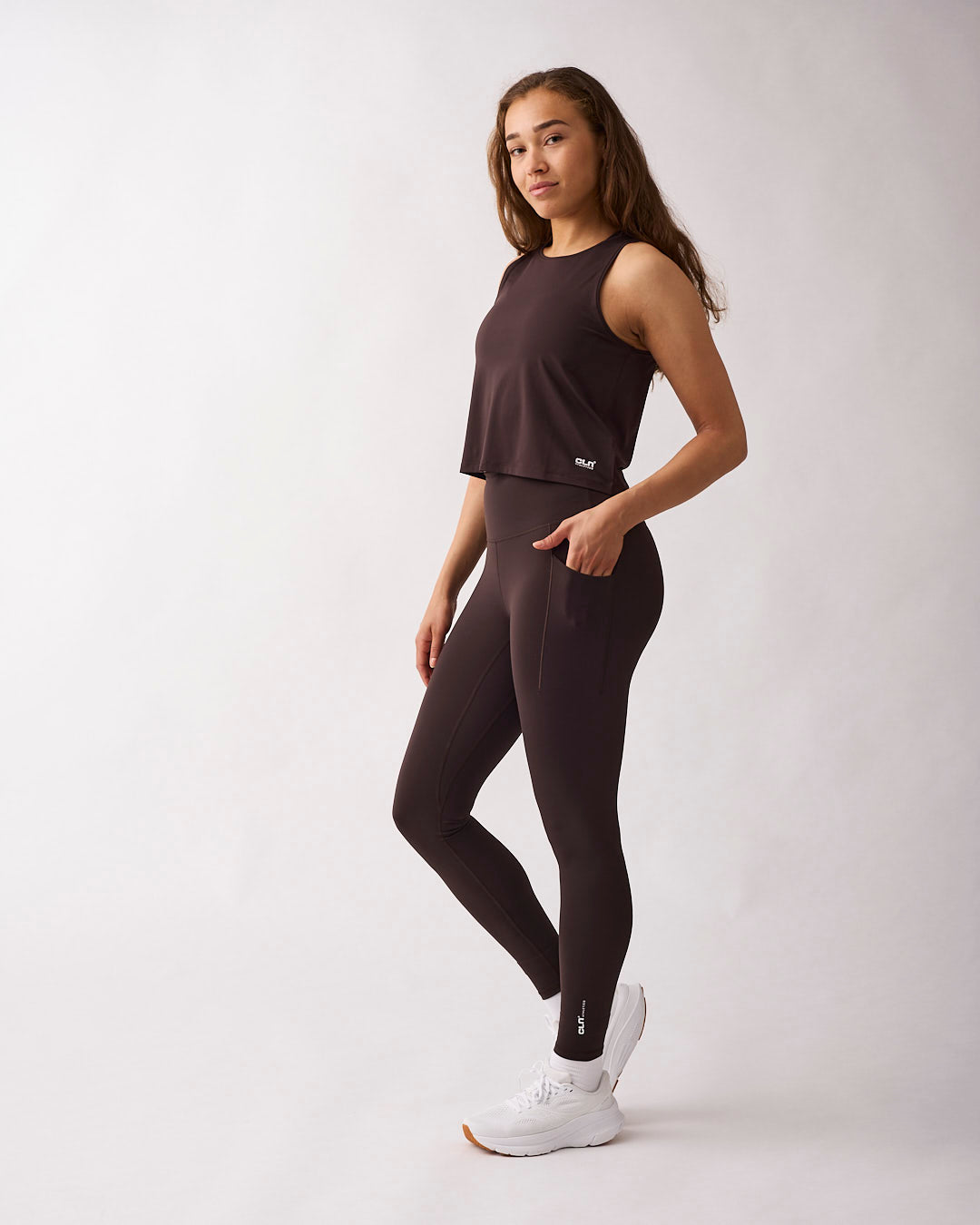 Fuse pocket tights Coffee