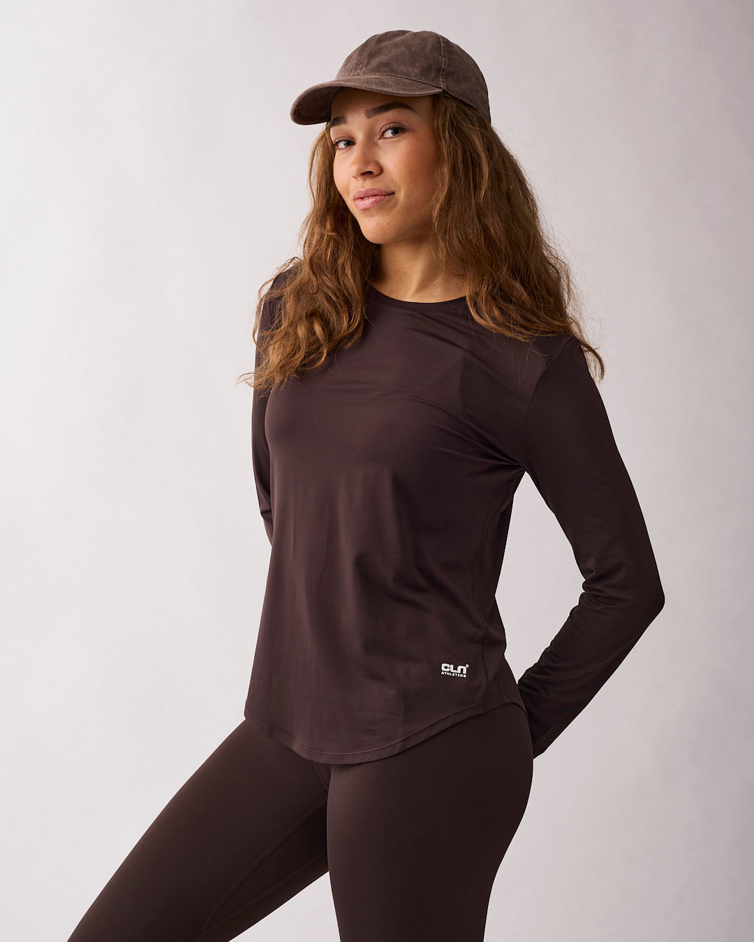 Lucy longsleeve top Coffee