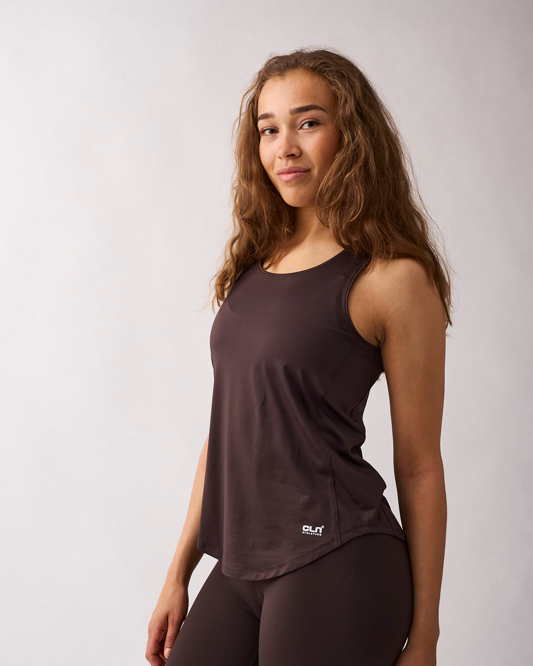 Leya tank Coffee