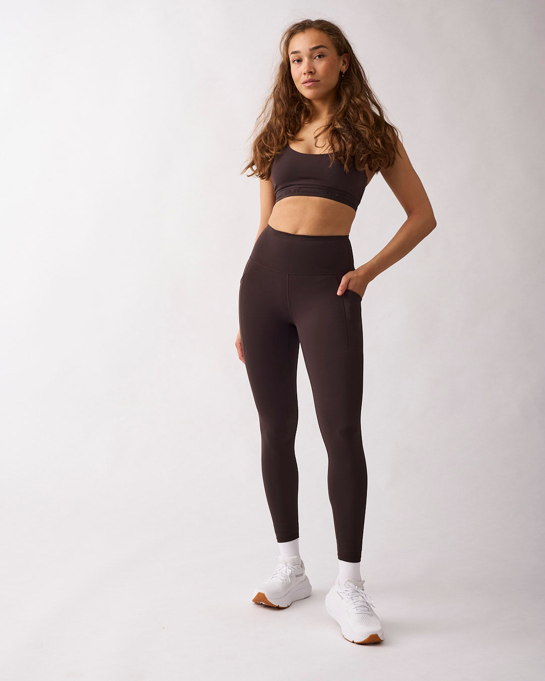 Fuse pocket tights Coffee