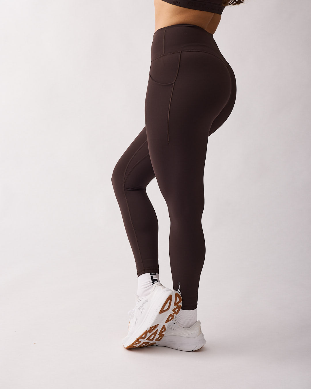 Fuse pocket tights 7/8 Coffee