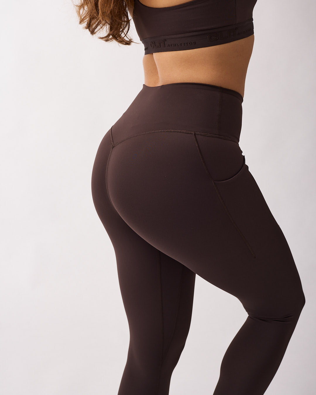 Fuse pocket tights 7/8 Coffee