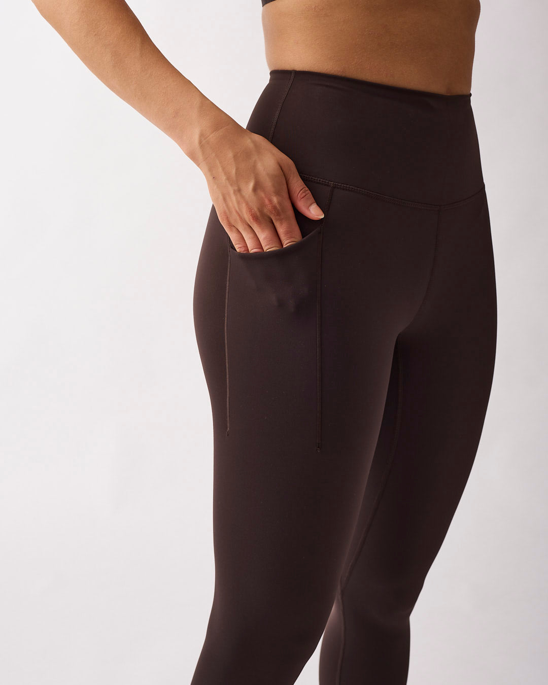 Fuse pocket tights Coffee