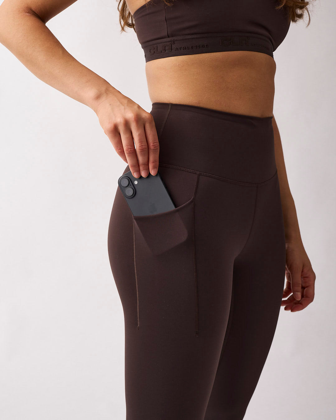 Fuse pocket tights Coffee