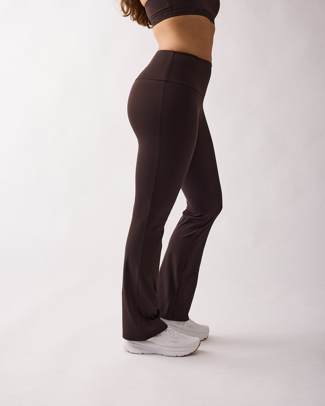 Fuse flared tights Short Coffee