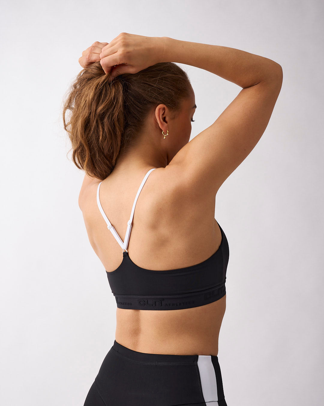 Fuse strappy bra Black