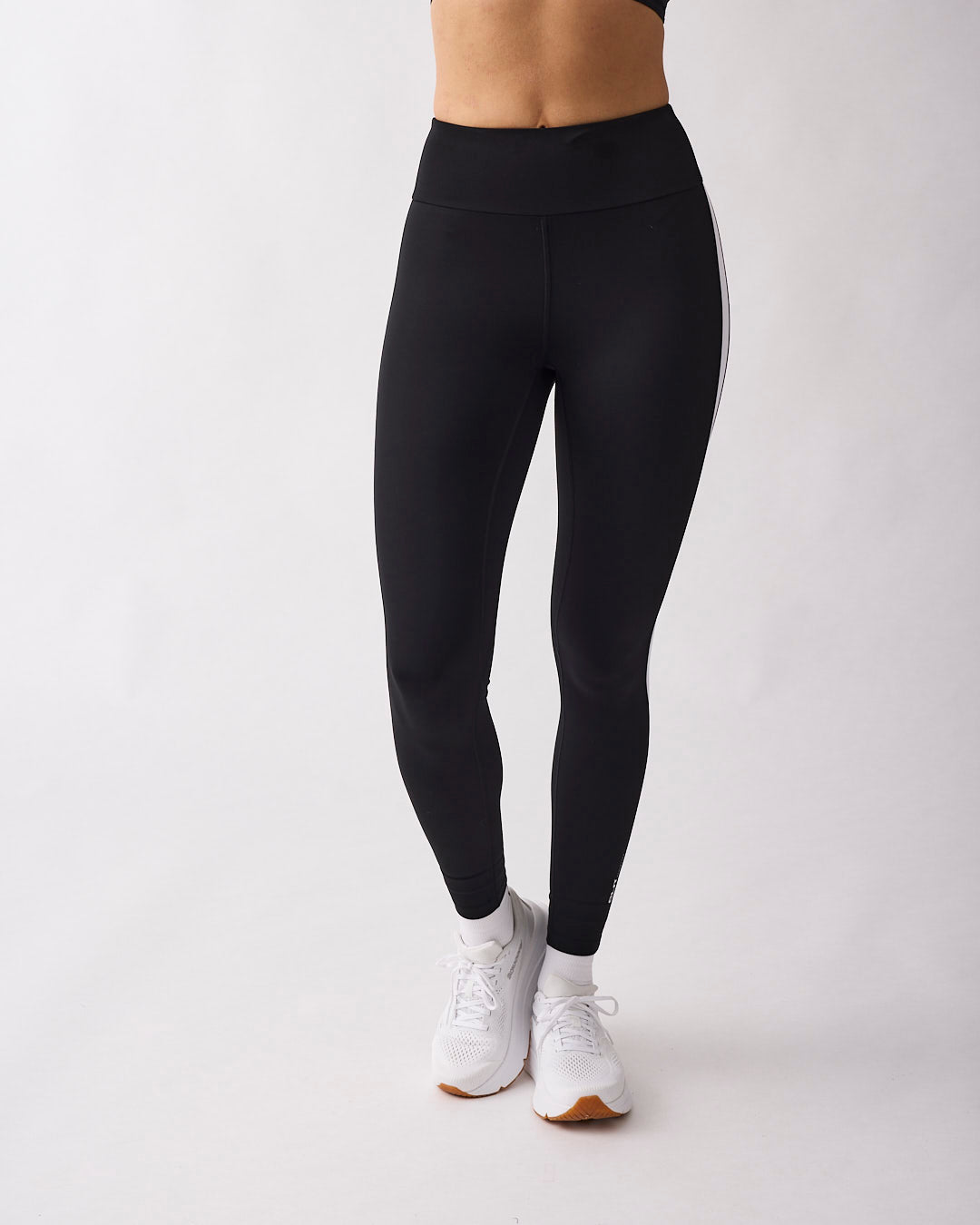 Fuse striped tights Black