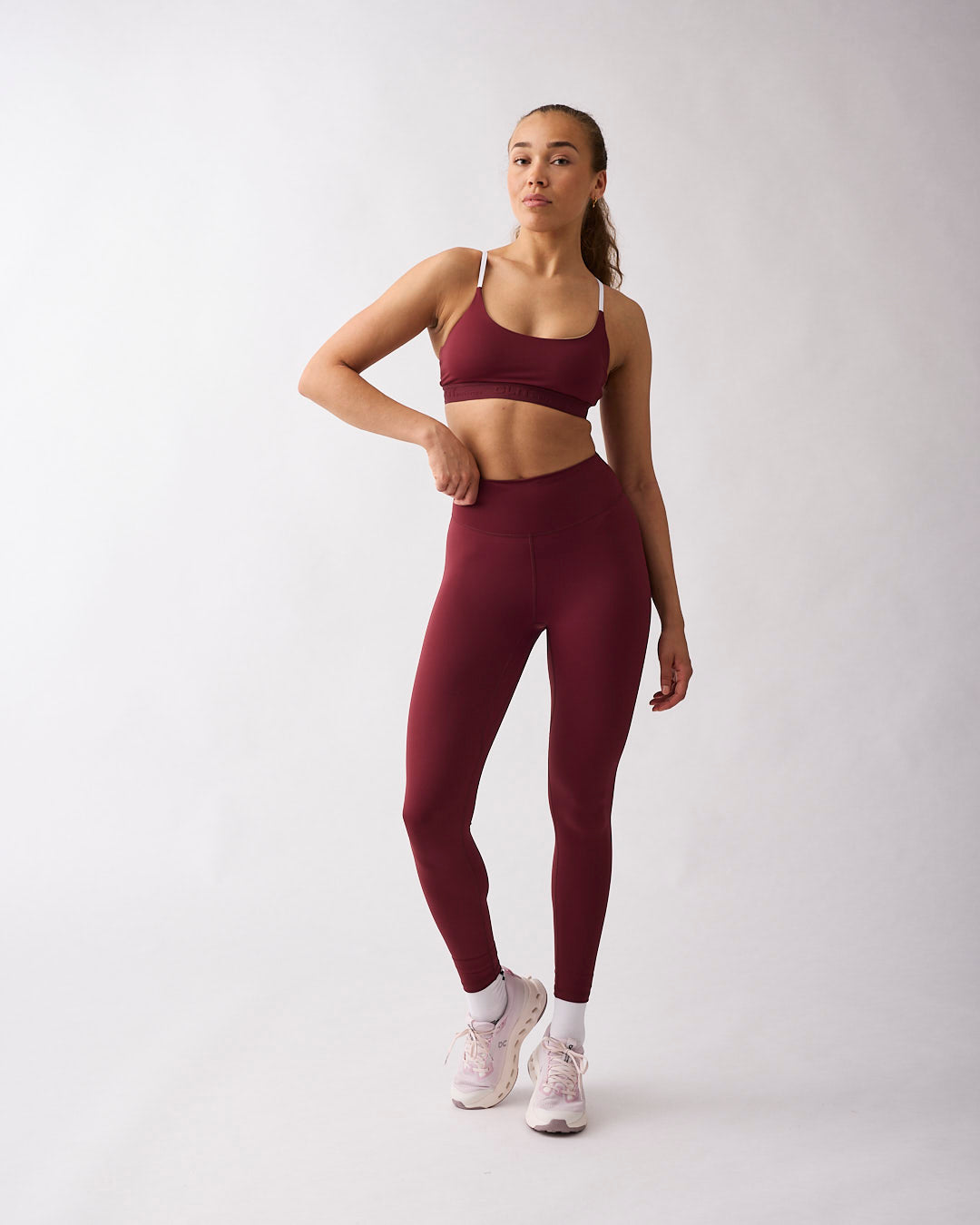 Fuse strappy bra Dark red