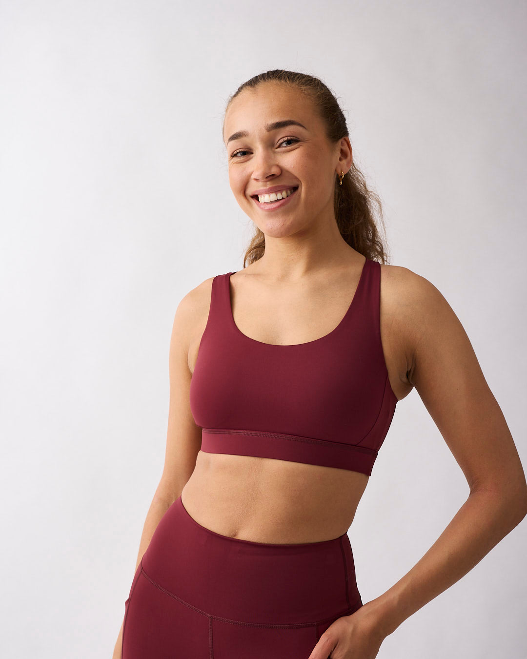Fuse sports bra Dark red