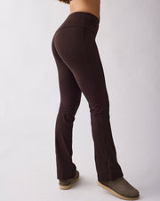 Warm flared tights Tall Coffee