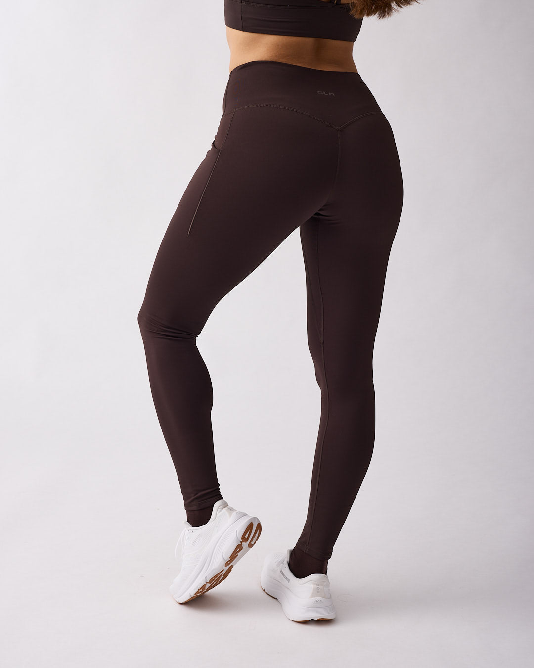 Warm pocket tights 7/8 Coffee