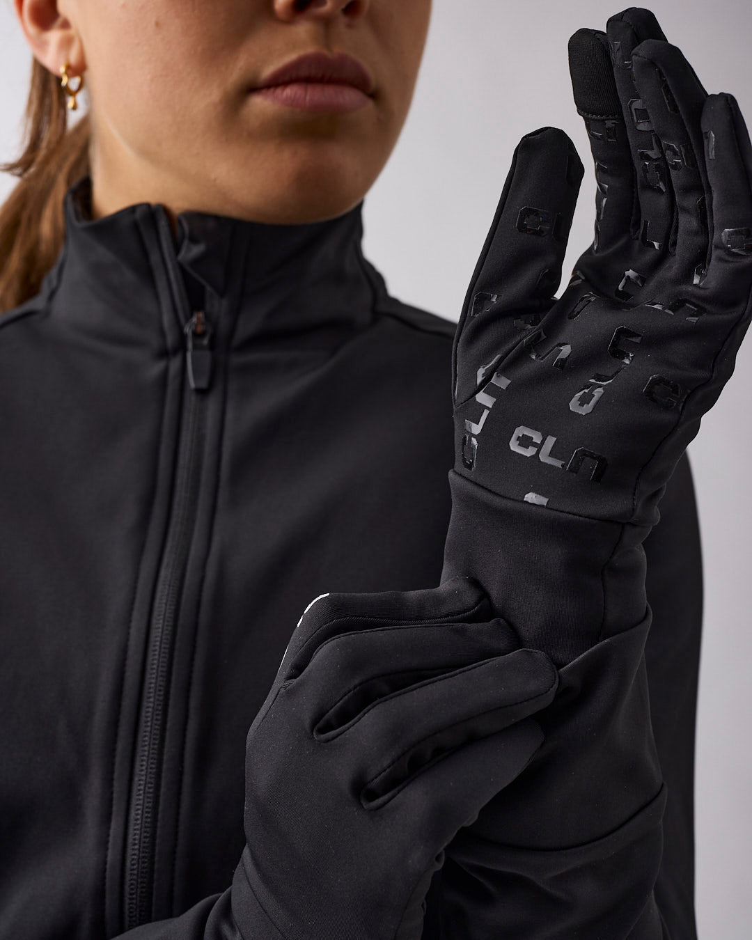 Warm active glove Black