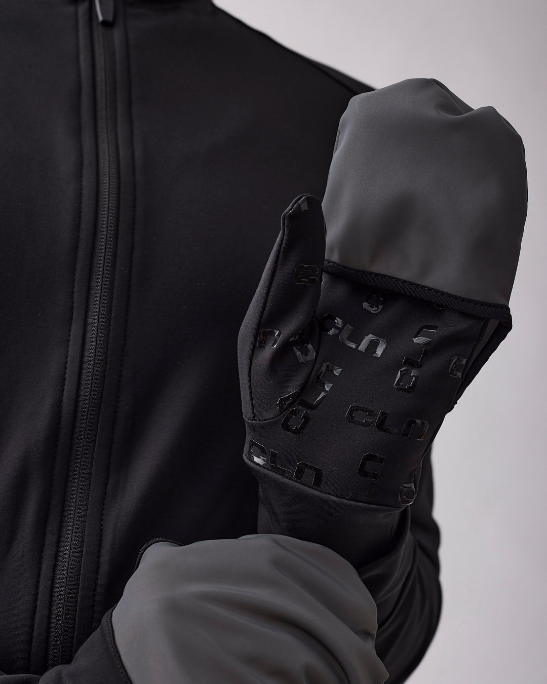 Warm active reflective glove Black