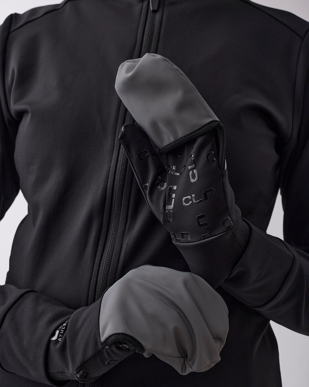 Warm active reflective glove Black