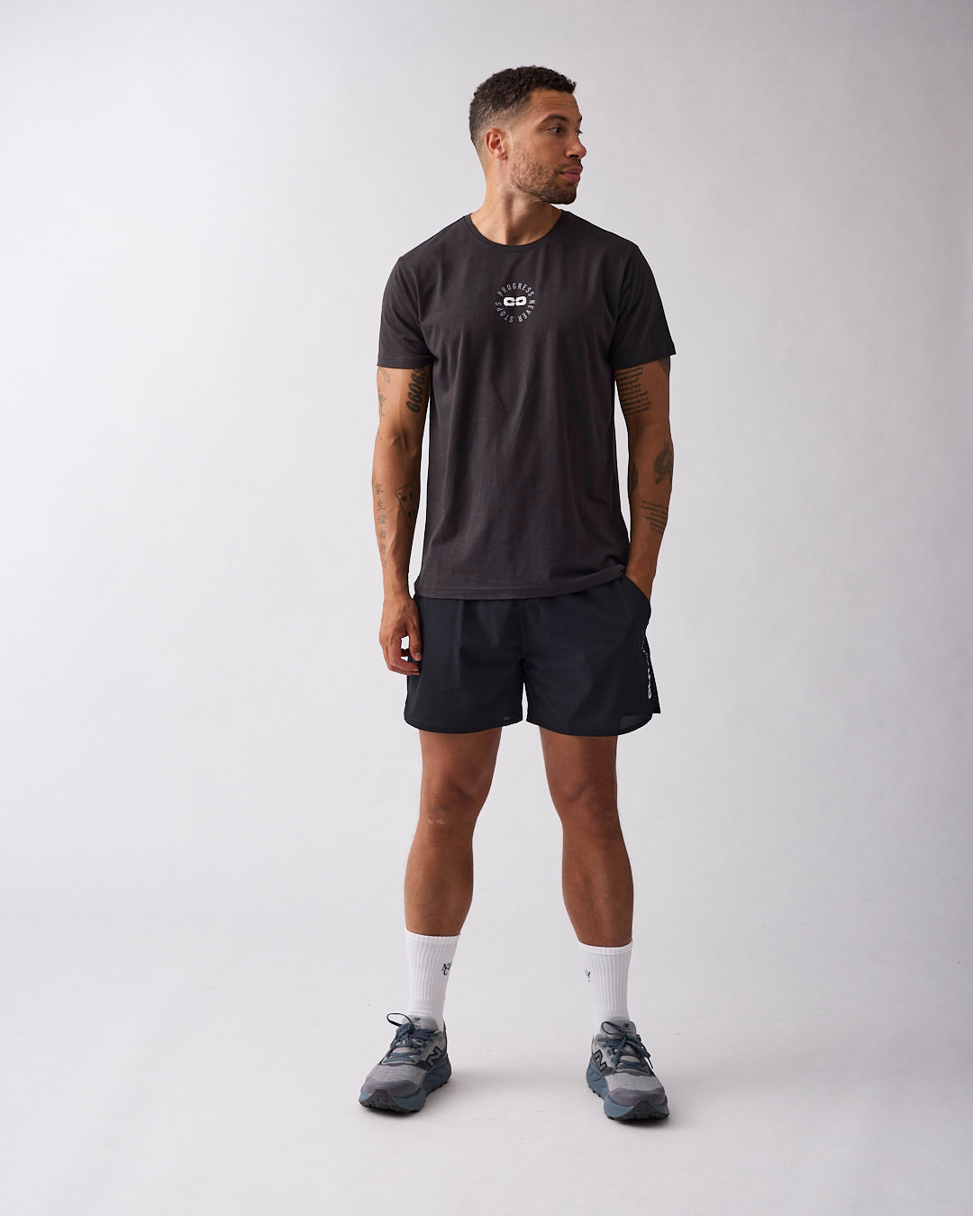 Multi stretch shorts Black