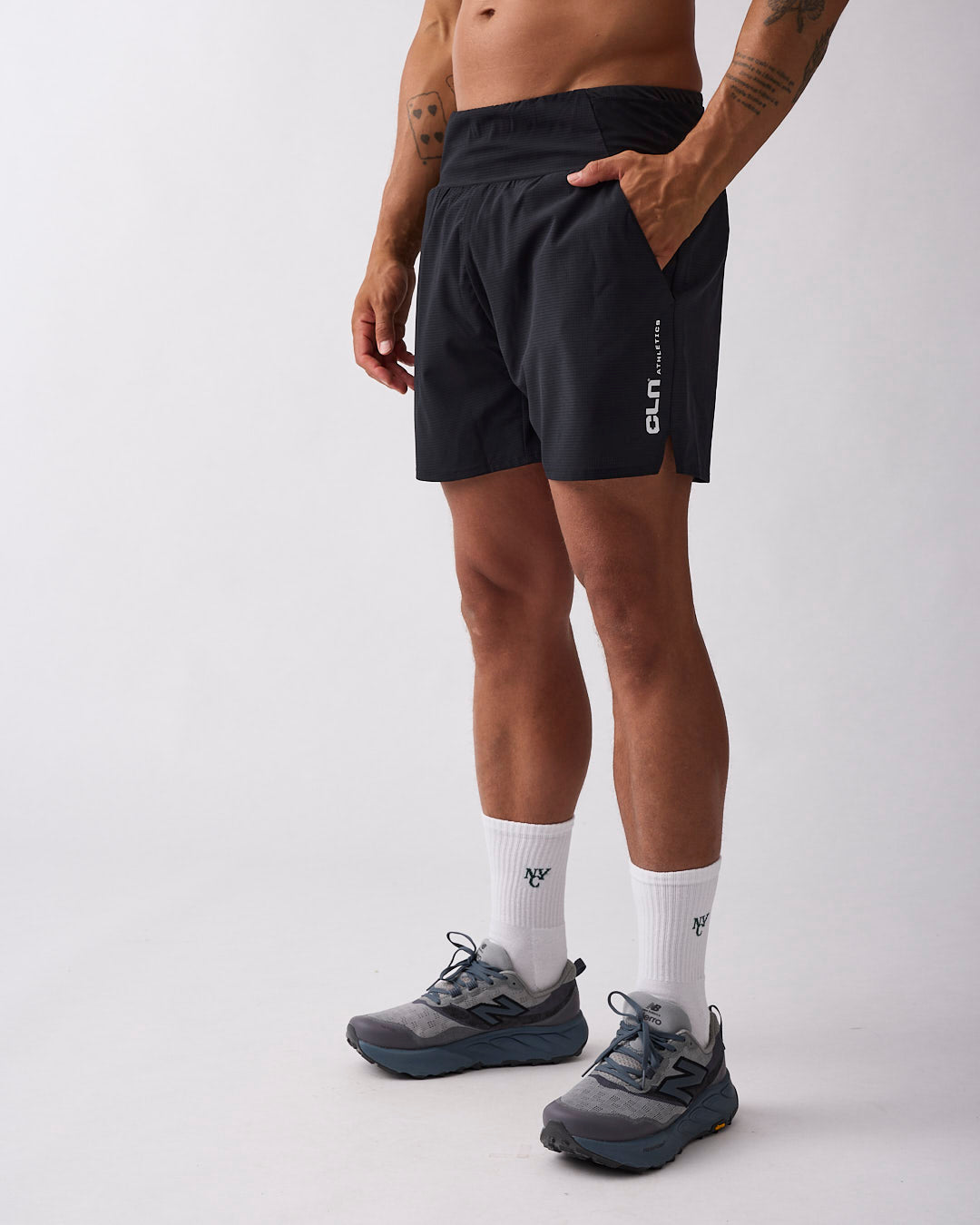 Multi stretch shorts Black