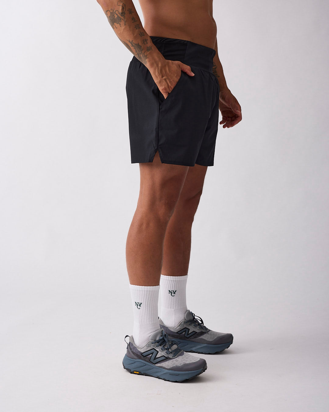 Multi stretch shorts Black