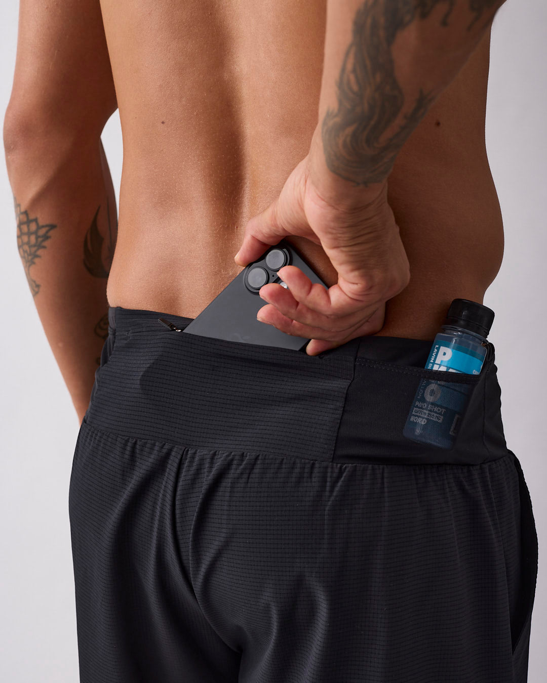 Multi stretch shorts Black