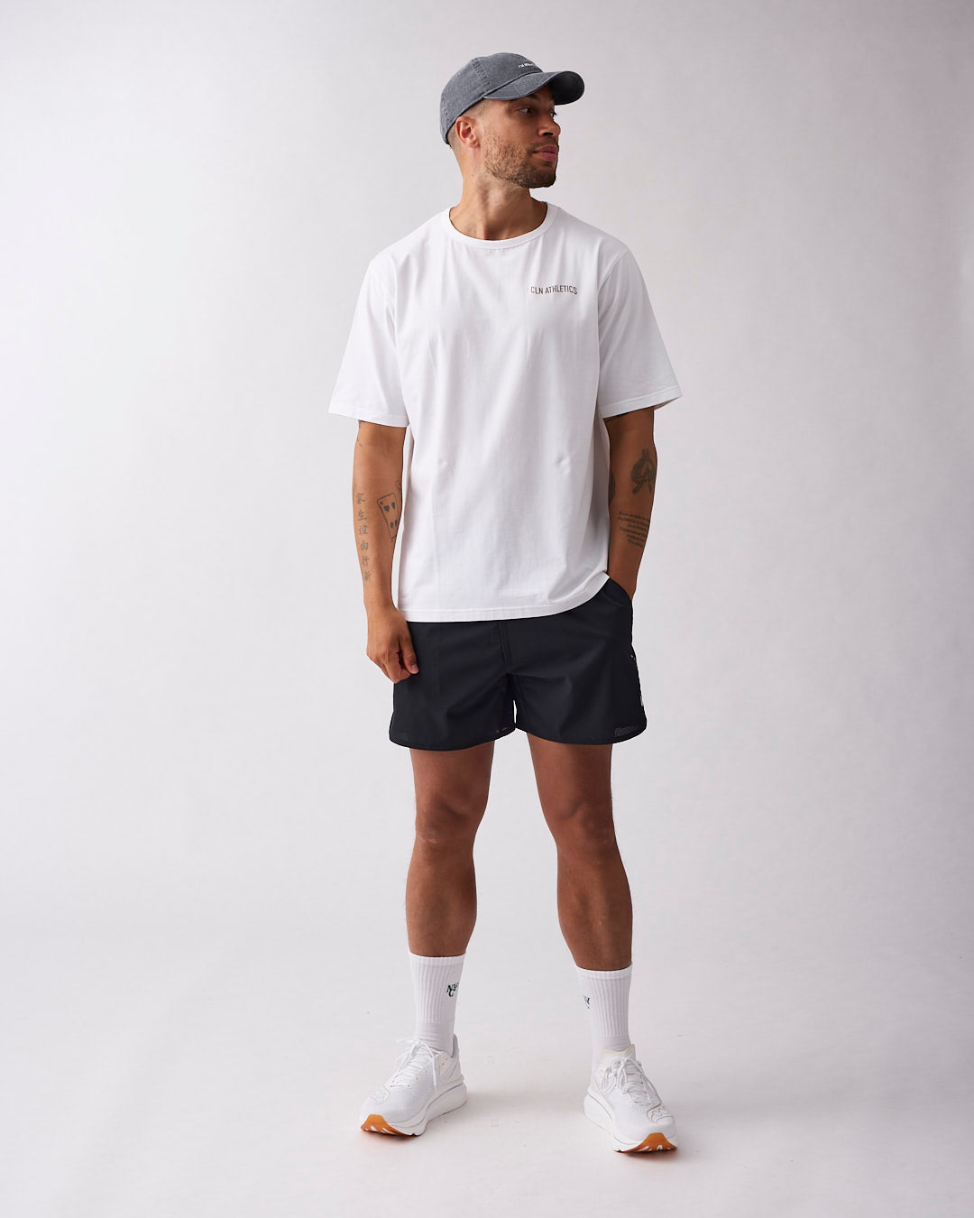 Multi stretch shorts Black