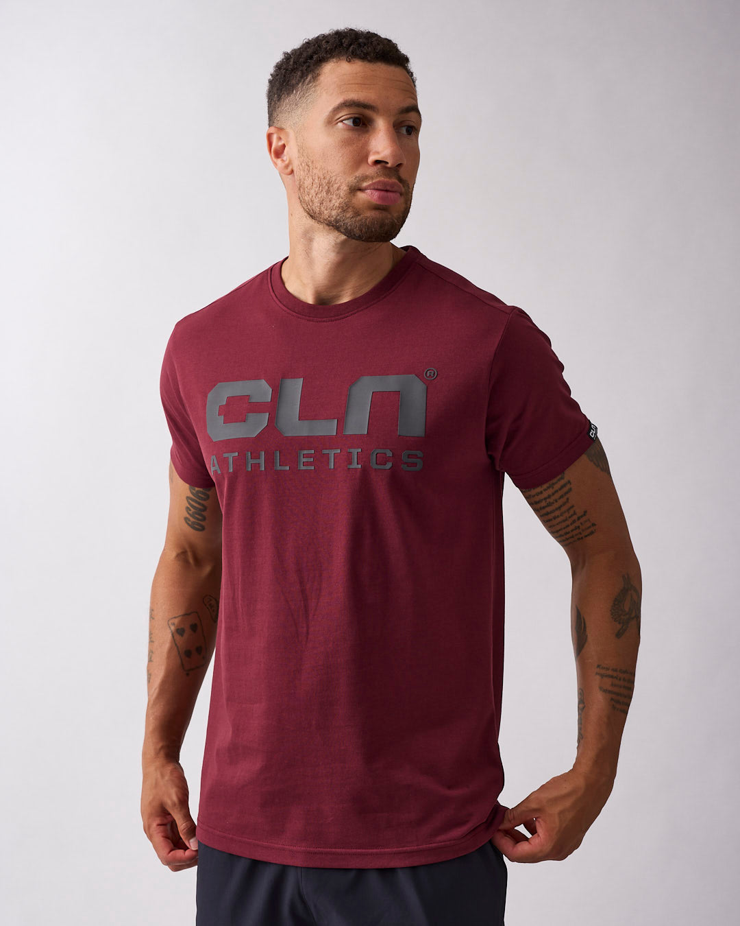 Promo t-shirt Dark red