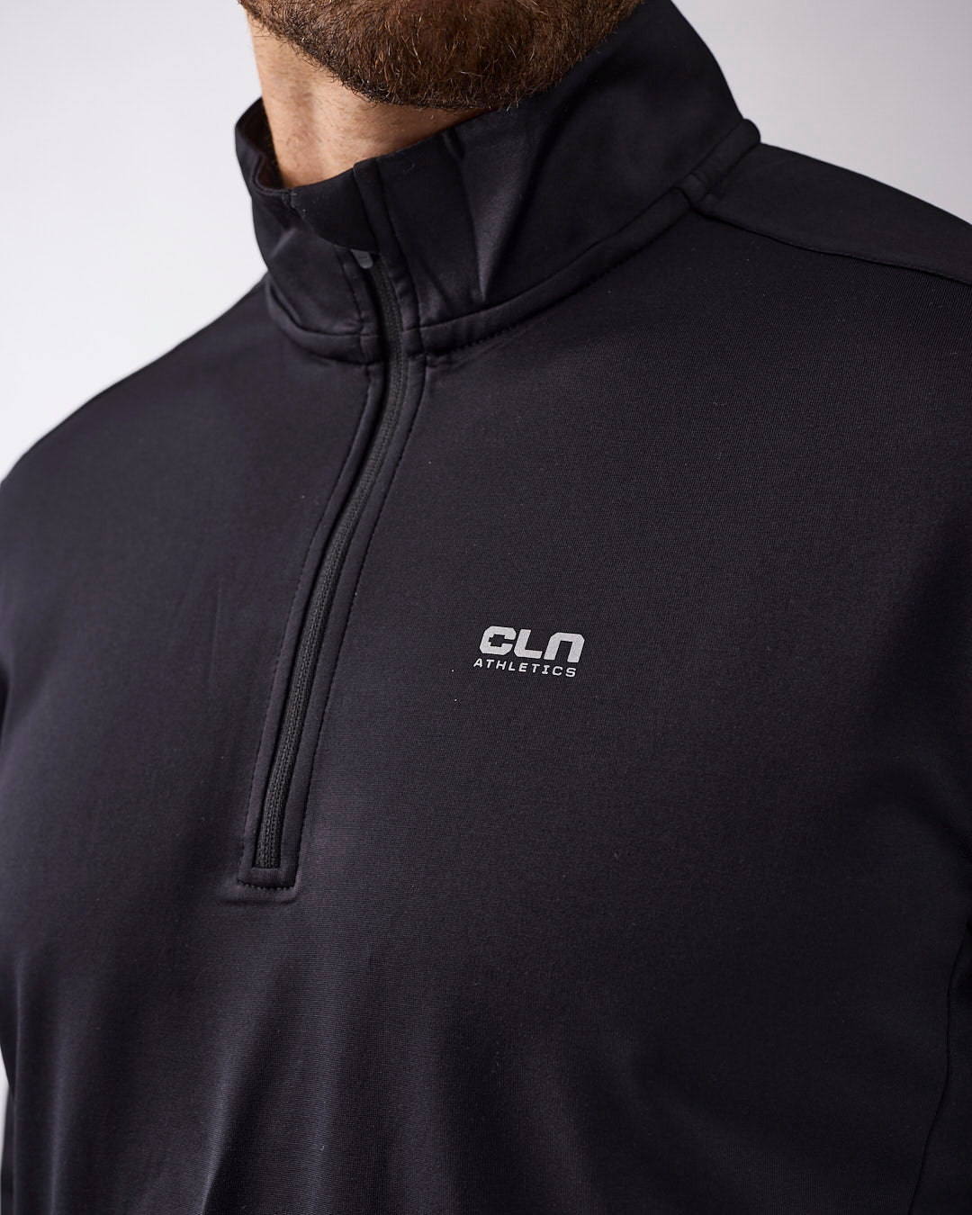 Ray 1/2 zip Black