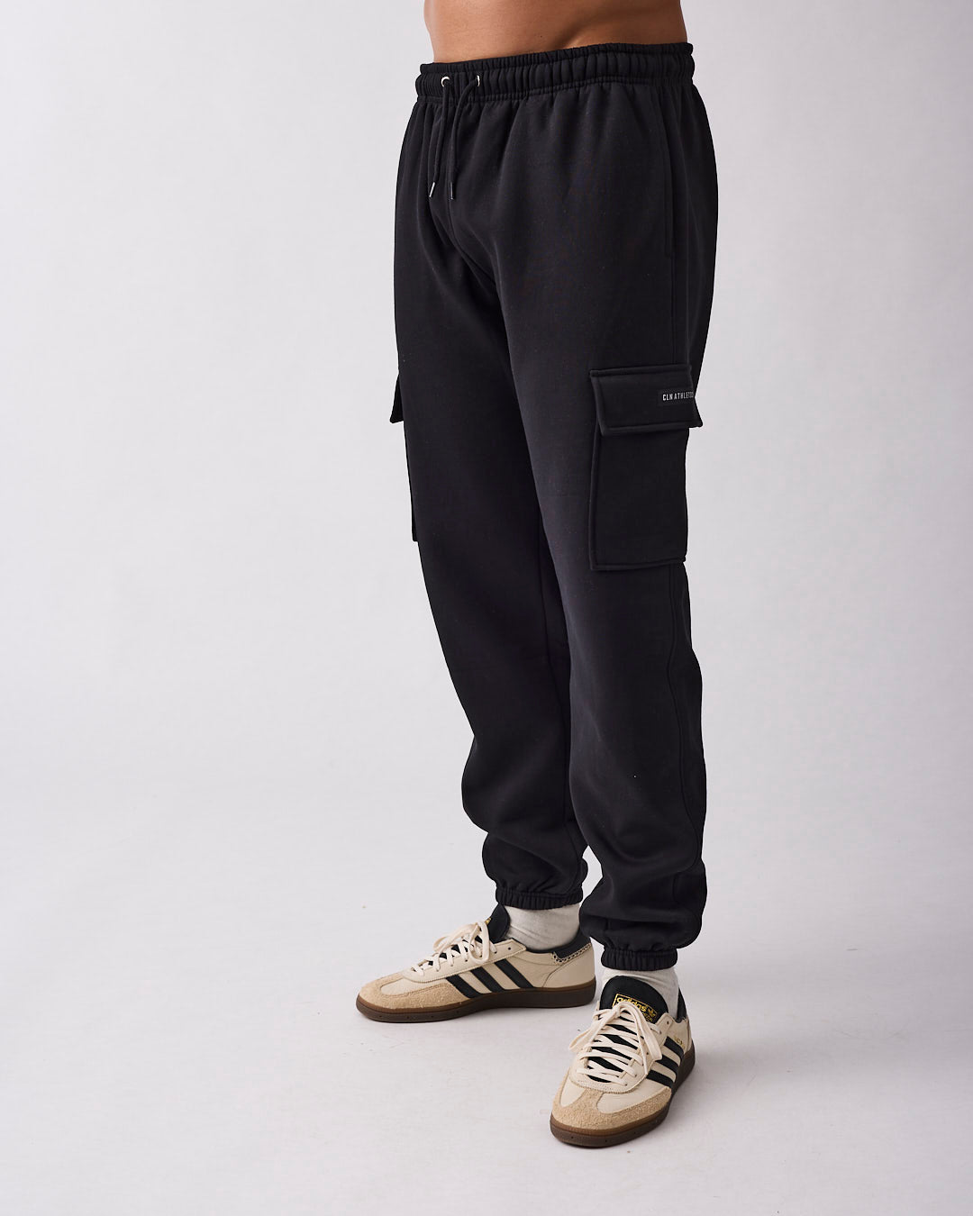 Edge Cargo Sweatpants Black