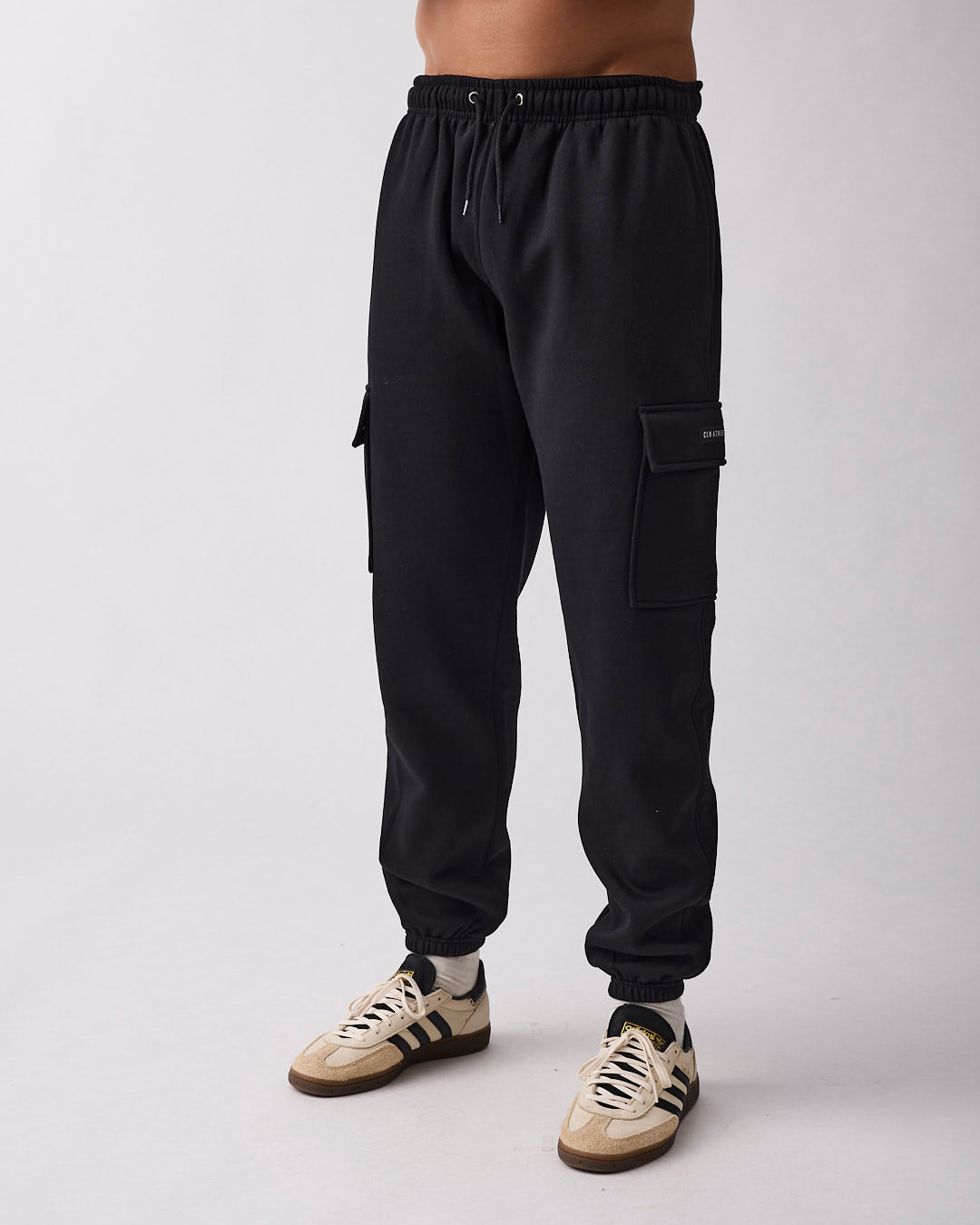 Edge Cargo Sweatpants Black