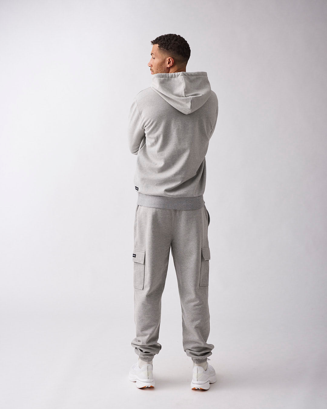 Edge cargo sweat pant Grey melange