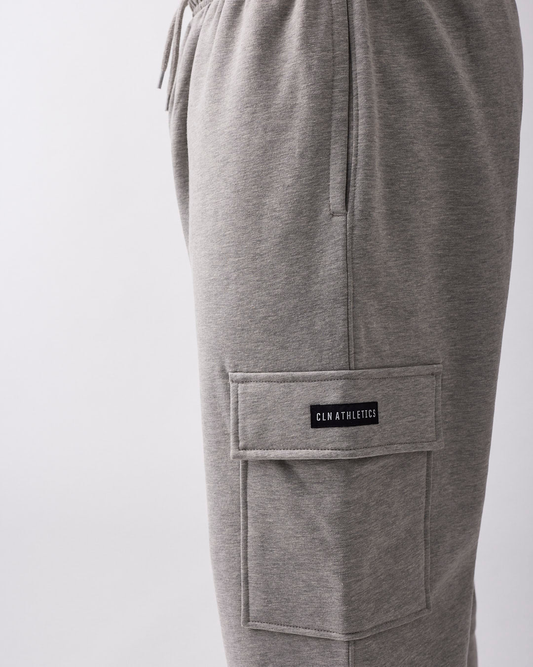 Edge cargo sweat pant Grey melange