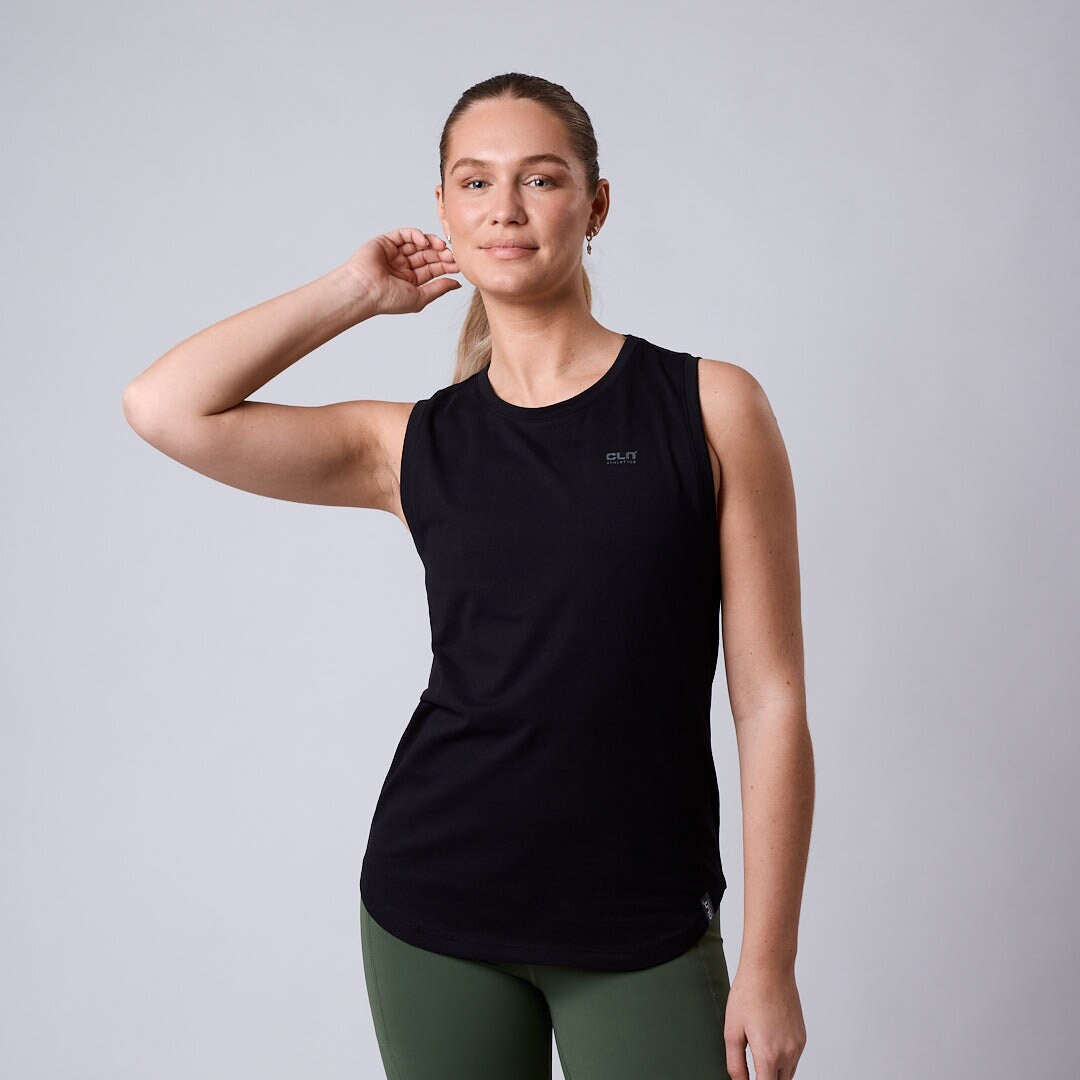 CLN Push ws tank Black - CLN Athletics