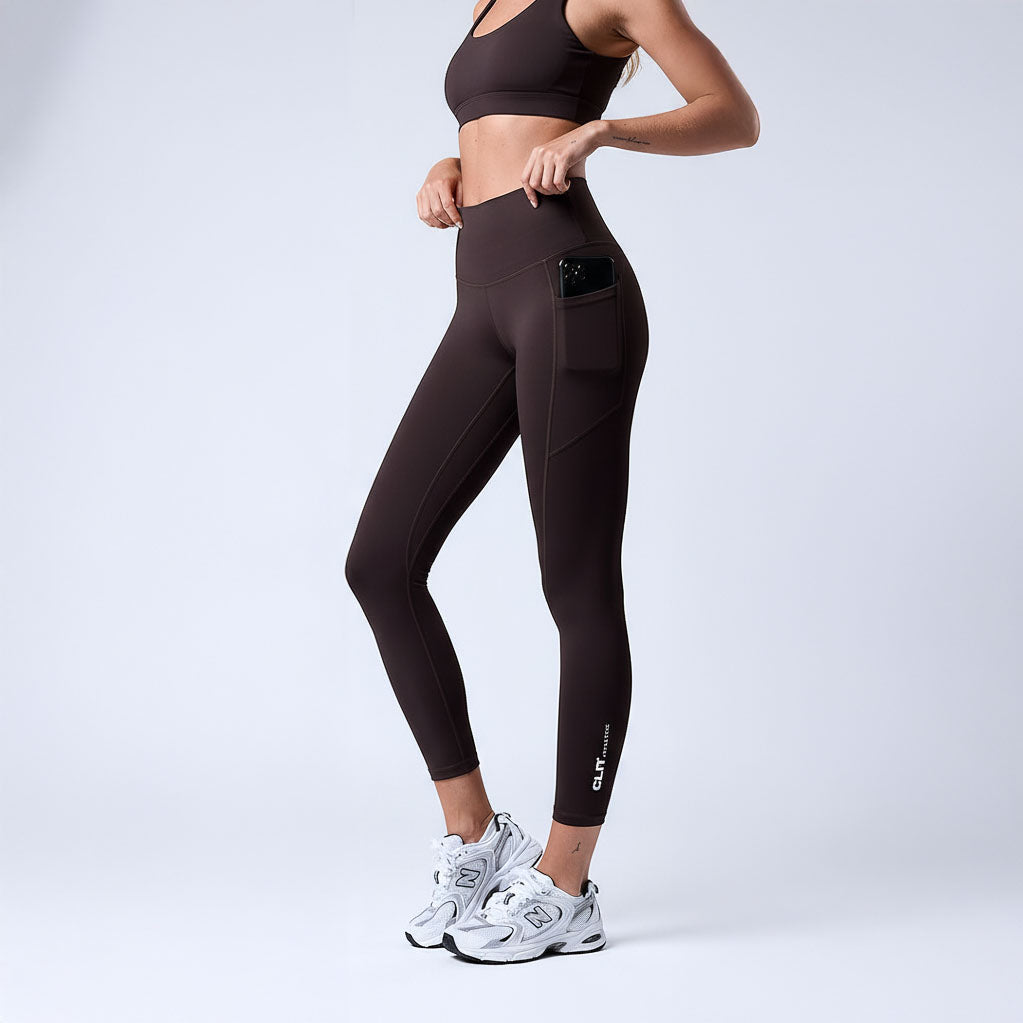 Fuse pocket tights Coffee