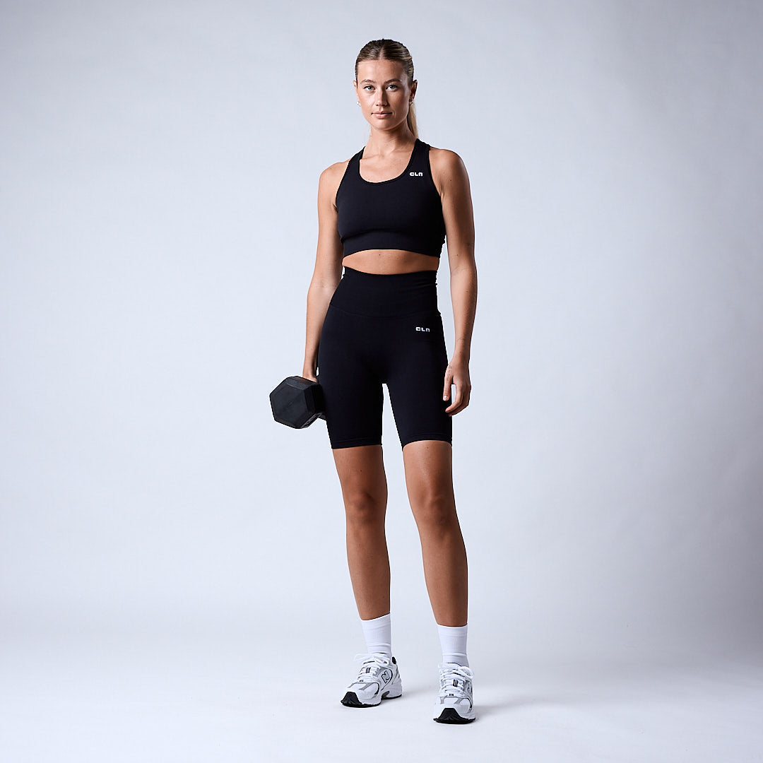 Evoque seamless biker shorts Black