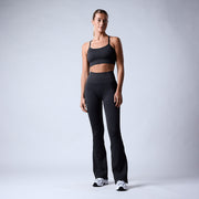 Magic ribbed flare set Dark grey