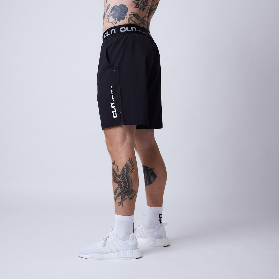 Dino stretch shorts Black