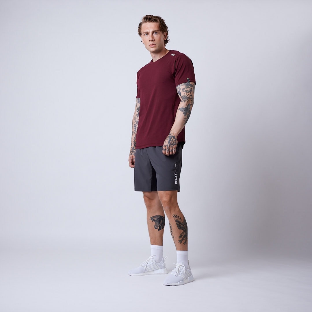 Dino stretch shorts Dark grey