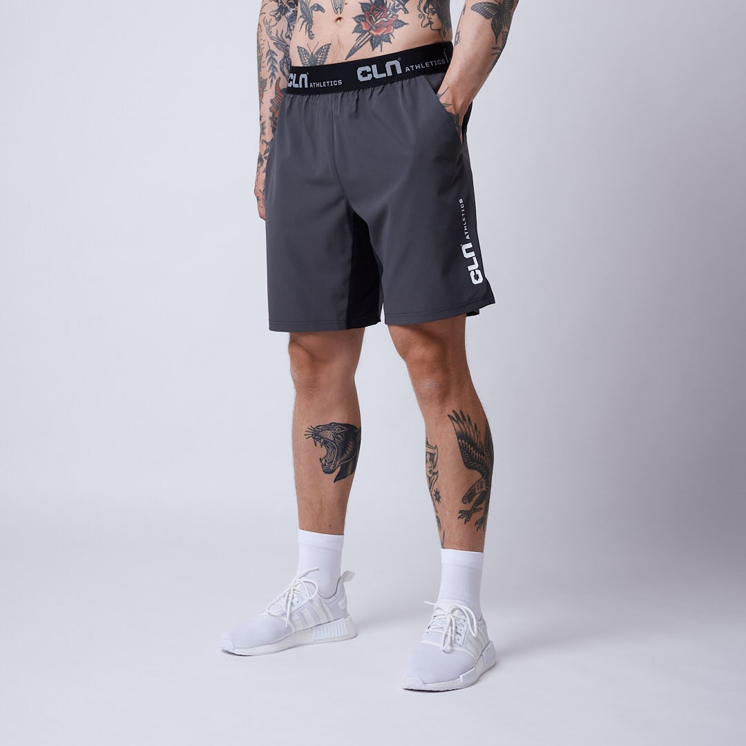 Dino stretch shorts Dark grey