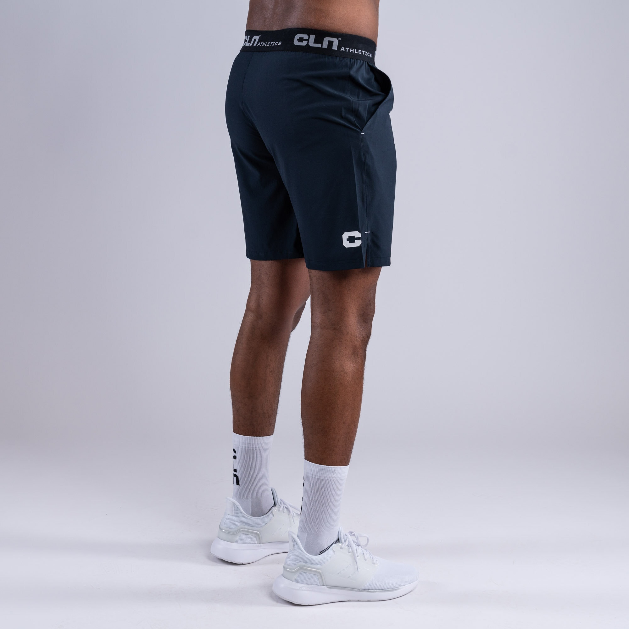 CLN Dino stretch shorts Midnight blue