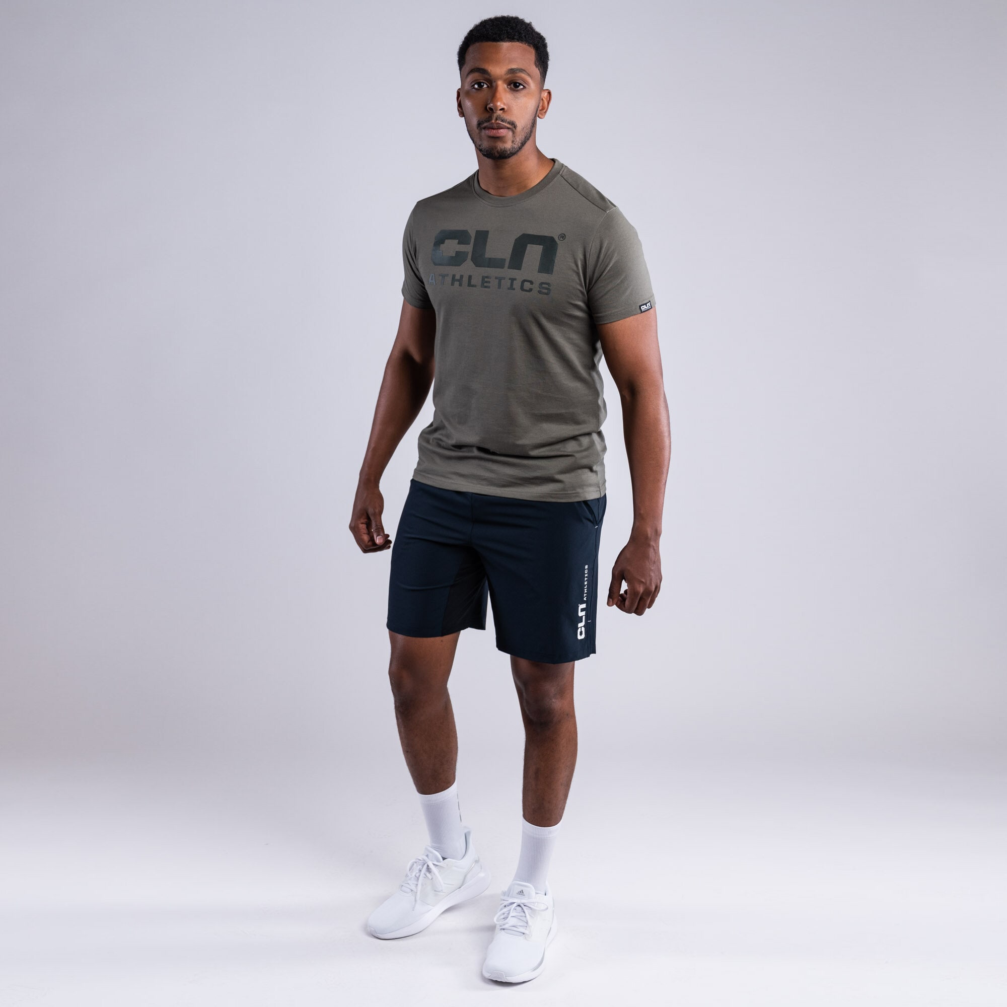 CLN Dino stretch shorts Midnight blue