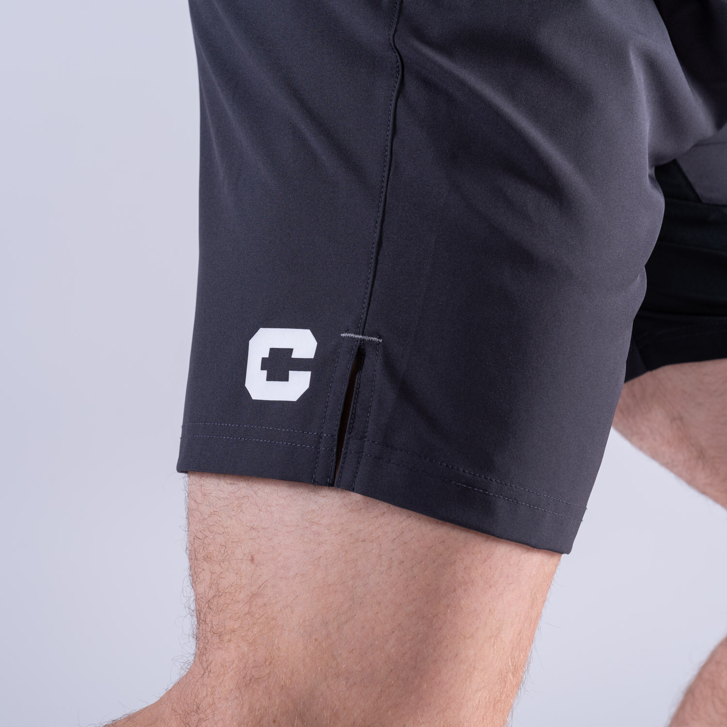 CLN Dino stretch shorts Charcoal