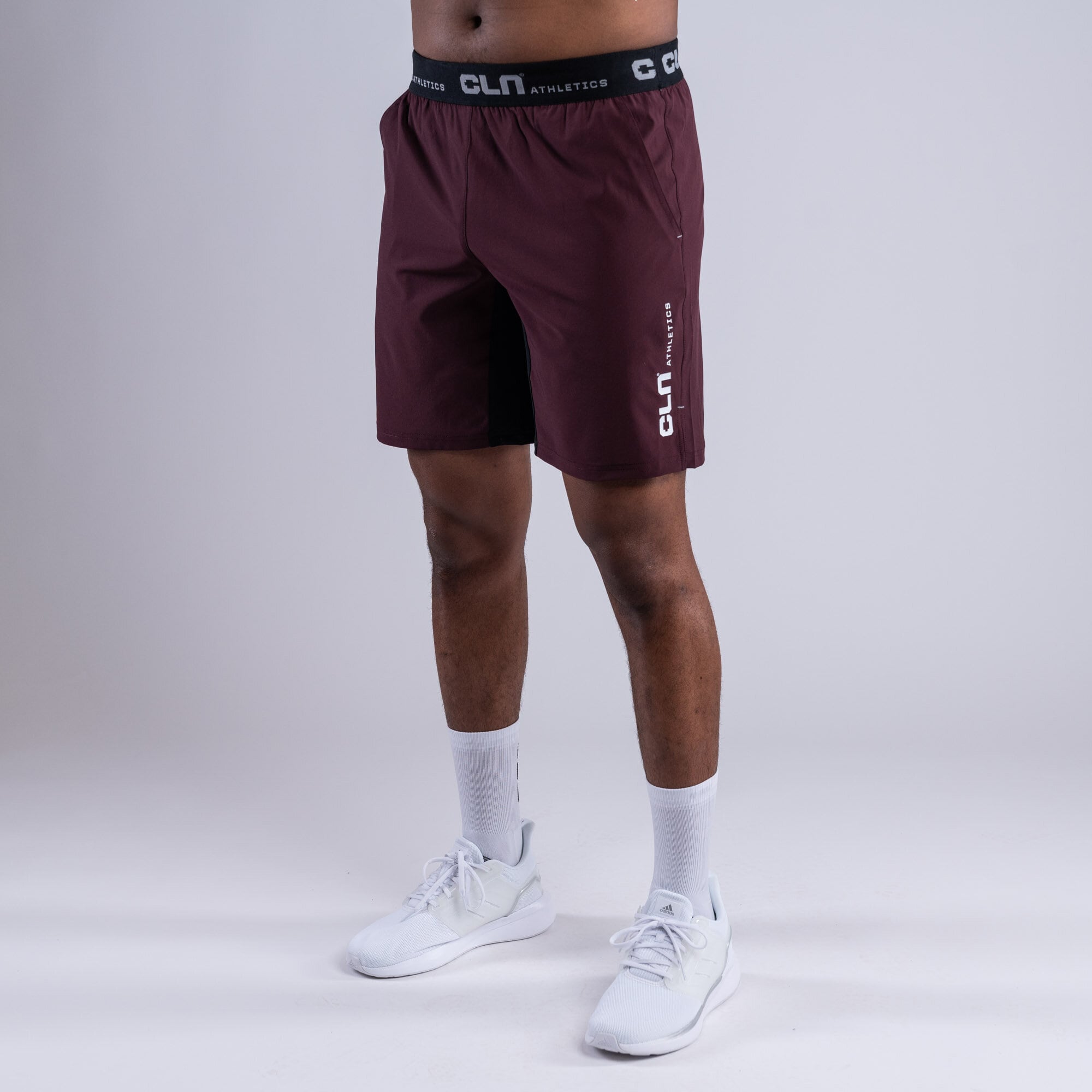 CLN Dino stretch shorts Dark wine
